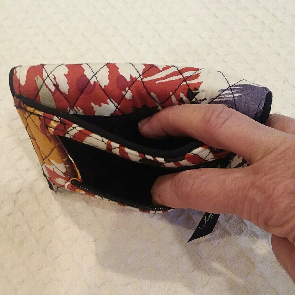 Vera Bradley Abstract Pattern Tri-fold Wallet - Picture 3 of 6